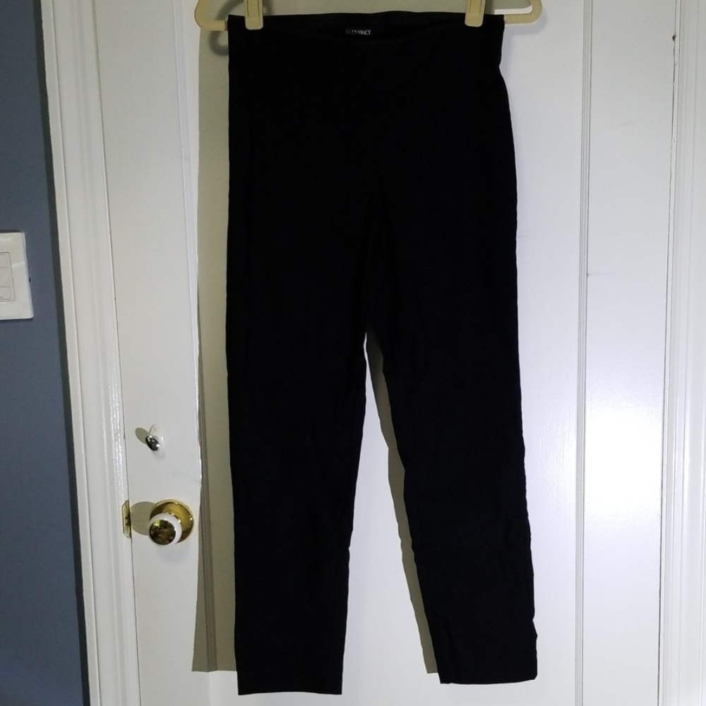 Ellen Tracy black slim fit dress pants